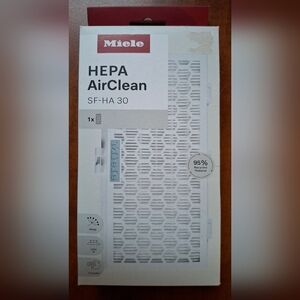 Miele, genuine Hepa AirClean Vacuum Filters SF-HA 30 -or- SF-HA50- 1 Of Ea Avail